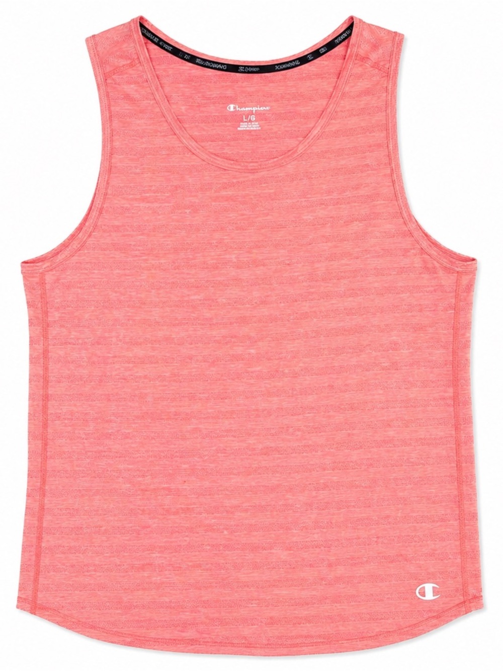 Champion Men’s Tank Top L | Coral Athletic Workout Sleeveless Shirt
